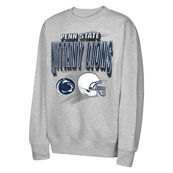 Youth Outerstuff  Heather Gray Penn State Nittany Lions Wild Card Fleece Sweatshirt