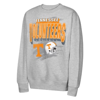 Youth Outerstuff  Heather Gray Tennessee Volunteers Wild Card Fleece Sweatshirt
