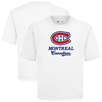 Men's Levelwear  White Montreal Canadiens Team Surge Luxe Signature Knit T-Shirt