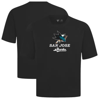 Men's Levelwear  Black San Jose Sharks Team Surge Luxe Signature Knit T-Shirt
