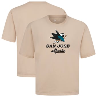 Men's Levelwear  Khaki San Jose Sharks Team Surge Luxe Signature Knit T-Shirt