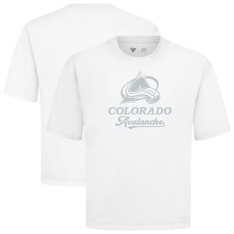Men's Levelwear  White Colorado Avalanche Shadow Surge Luxe Signature Knit T-Shirt