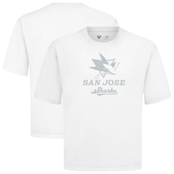 Men's Levelwear  White San Jose Sharks Shadow Surge Luxe Signature Knit T-Shirt
