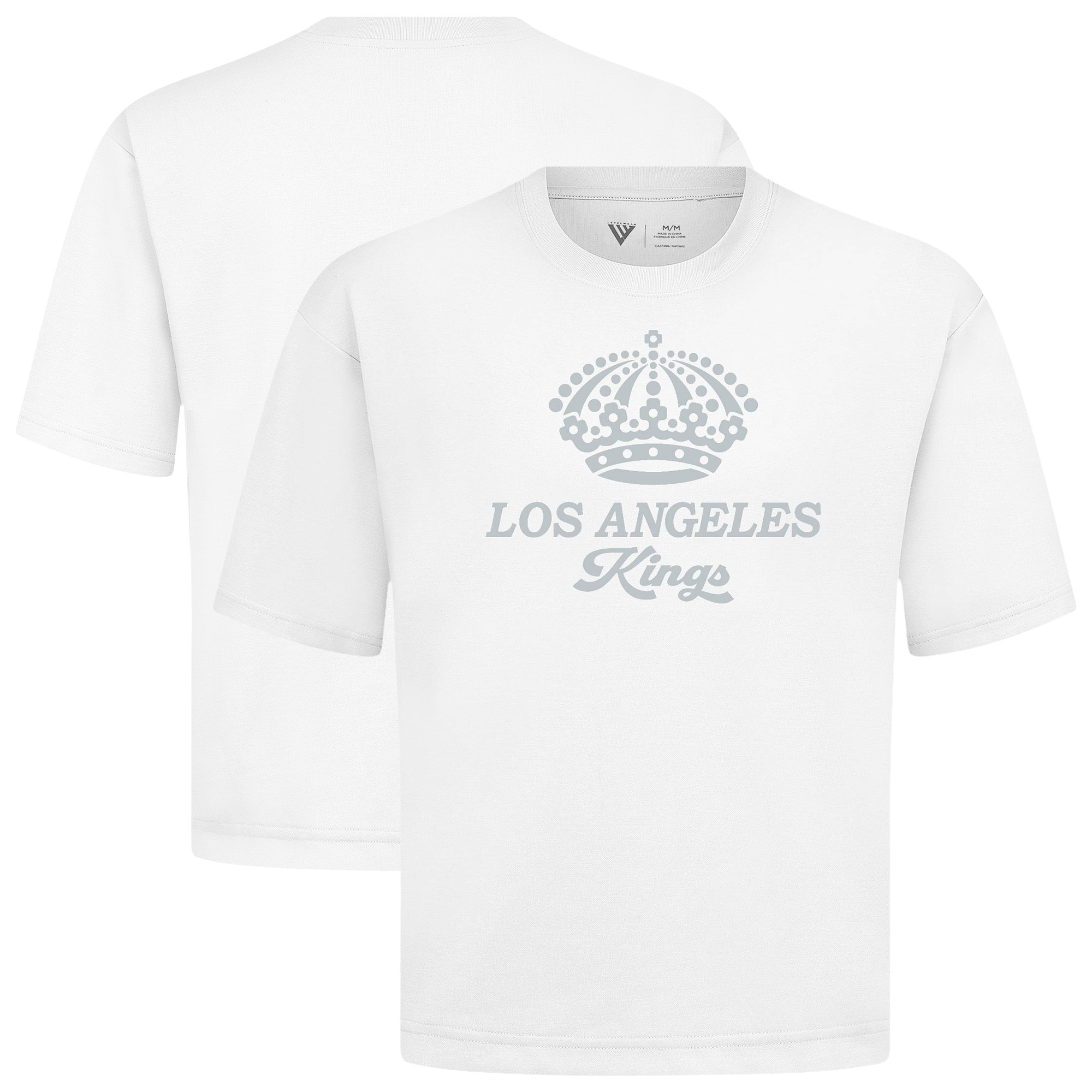 Men’s Levelwear White Los Angeles Kings Shadow Surge Luxe Signature Knit T-Shirt Men’s Levelwear White Los Angeles Kings Shadow Surge Luxe Signature Knit T-Shirt