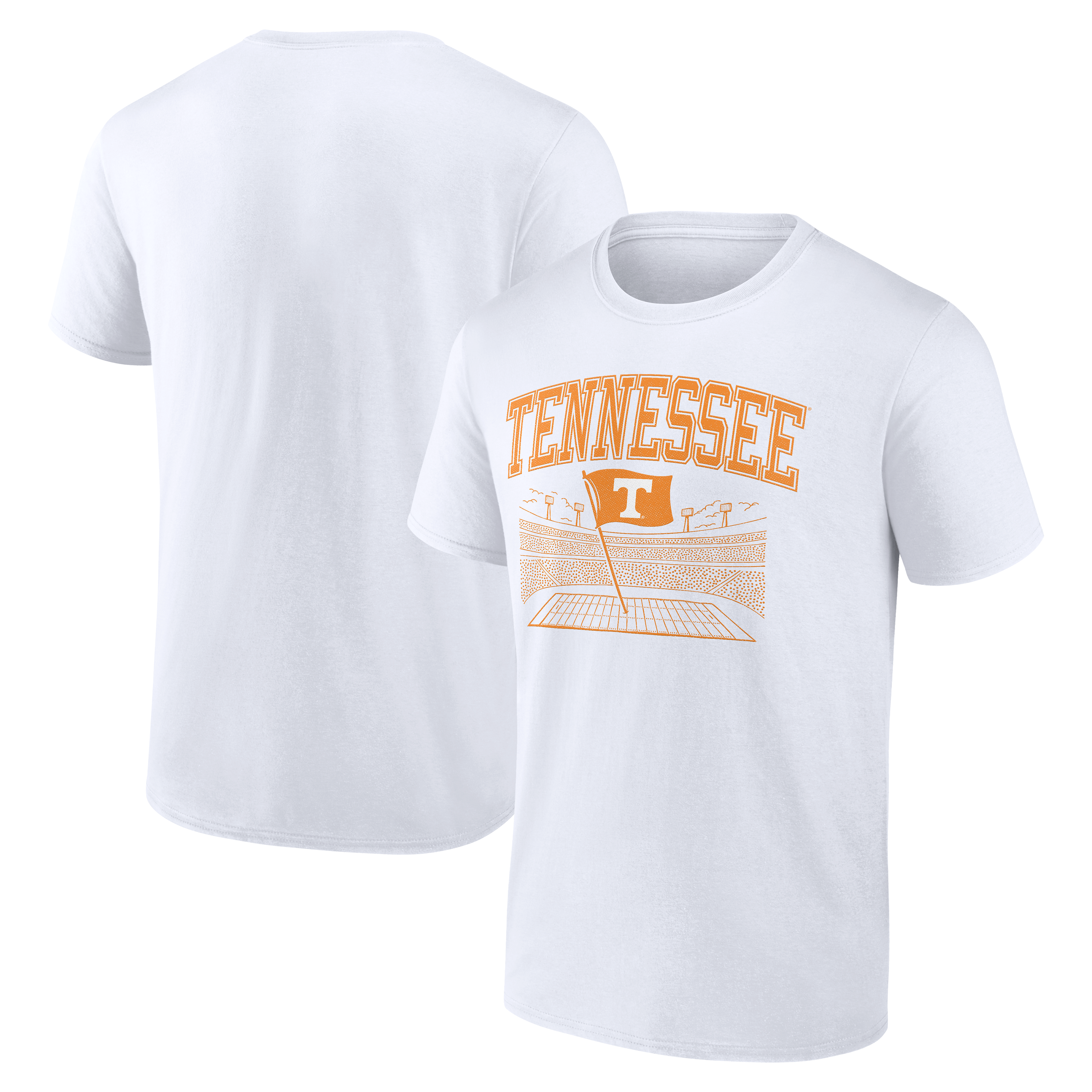 Men’s White Tennessee Volunteers Flag Plant T-Shirt Men’s White Tennessee Volunteers Flag Plant T-Shirt