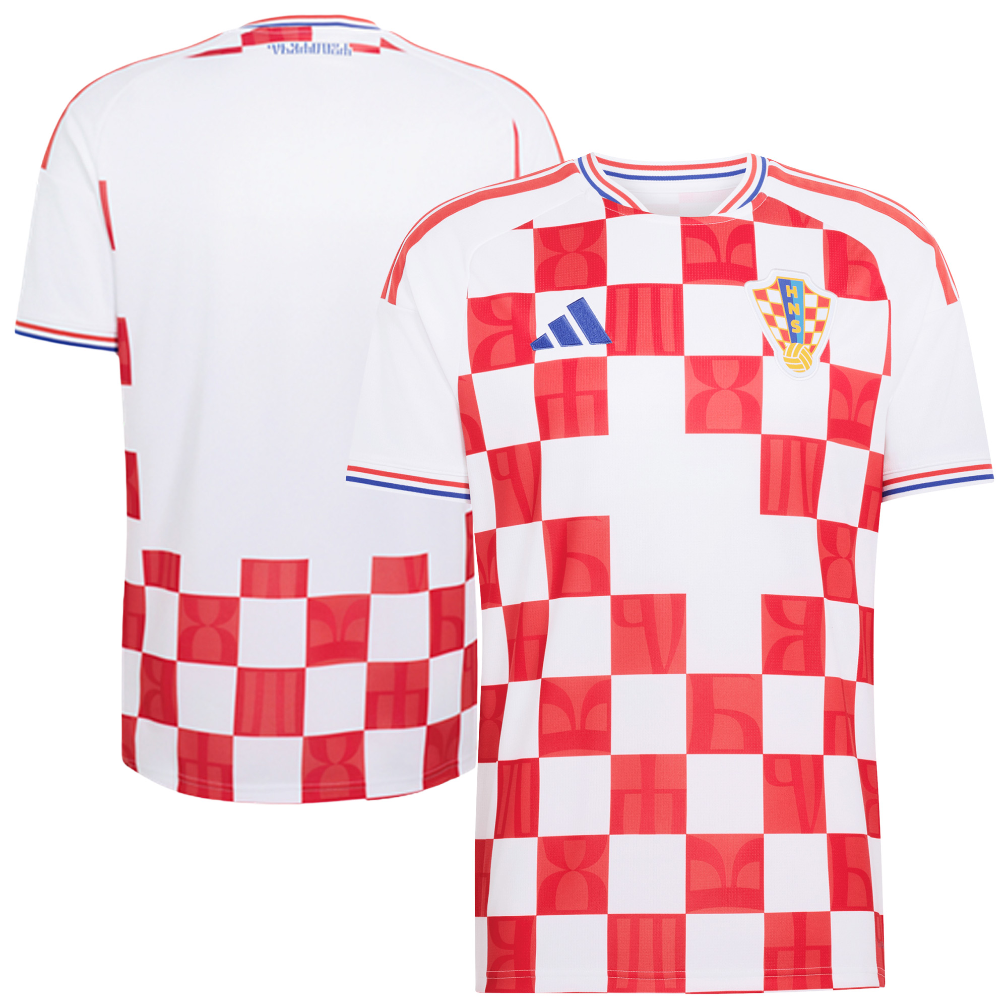 Men's adidas White Croatia National Team 2027 Home Replica Jersey