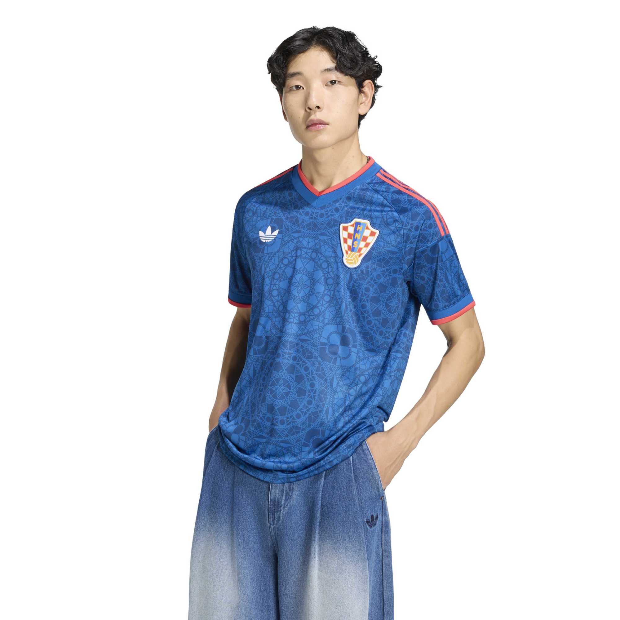 Men's adidas Blue Croatia National Team 2027 Away Replica Jersey