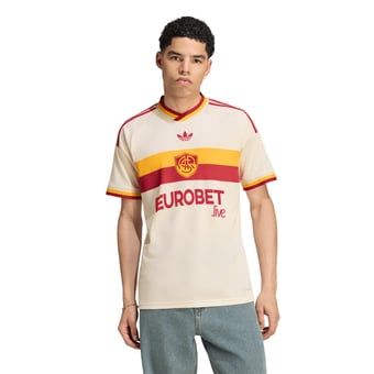 Men's adidas Cream AS Roma 2026/27 Away Replica Jersey