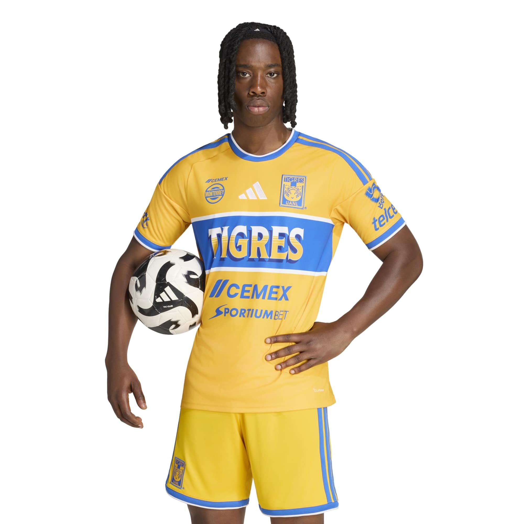 Men's adidas  Gold Tigres UANL 2026/27 Home Replica Jersey