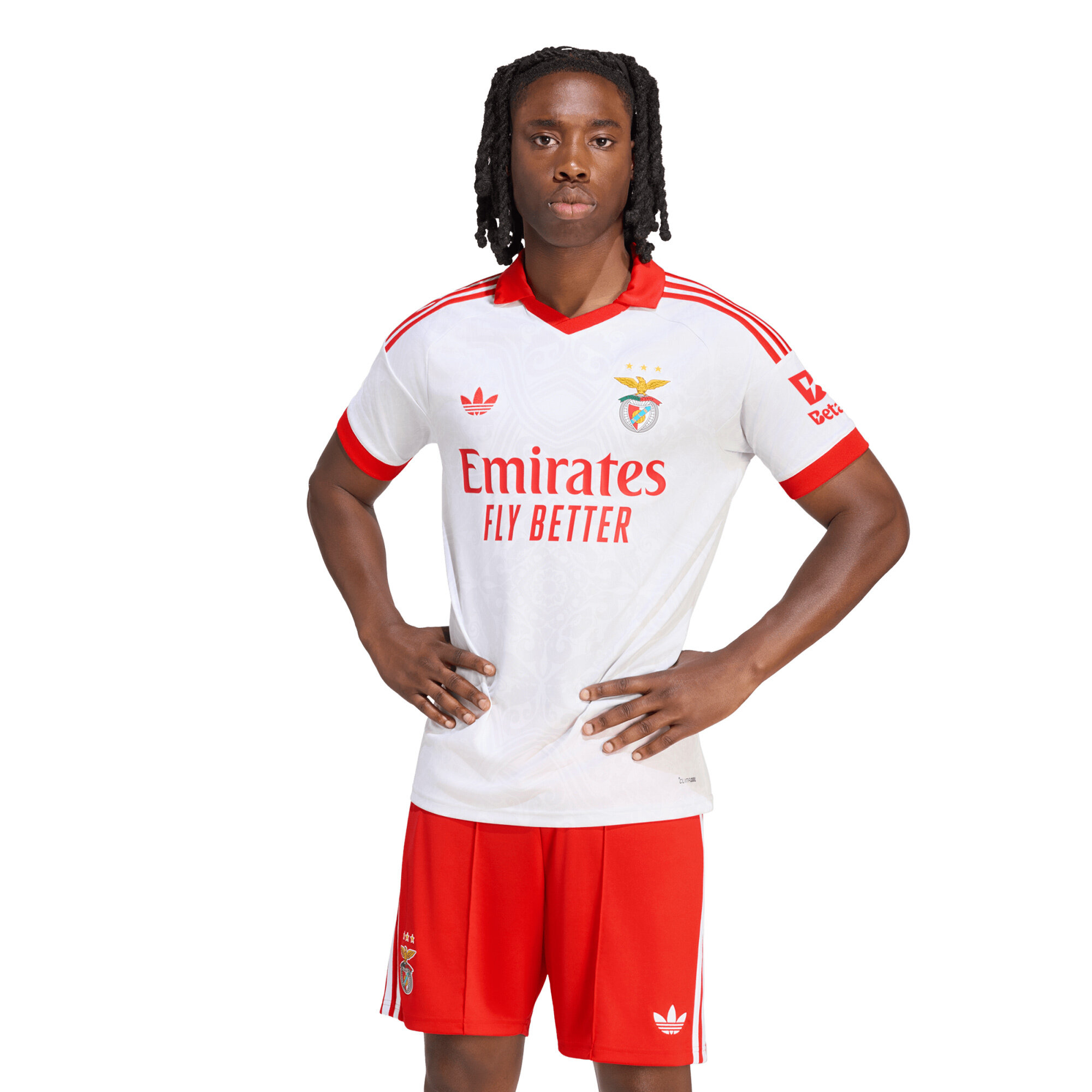 Men's adidas  White Benfica 2026/27 Away Replica Jersey