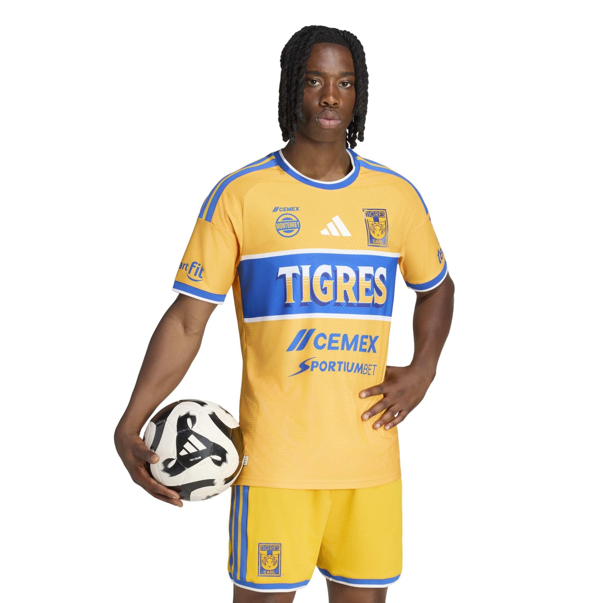 Men's adidas  Gold Tigres UANL 2026/27 Home On-Field Authentic Jersey