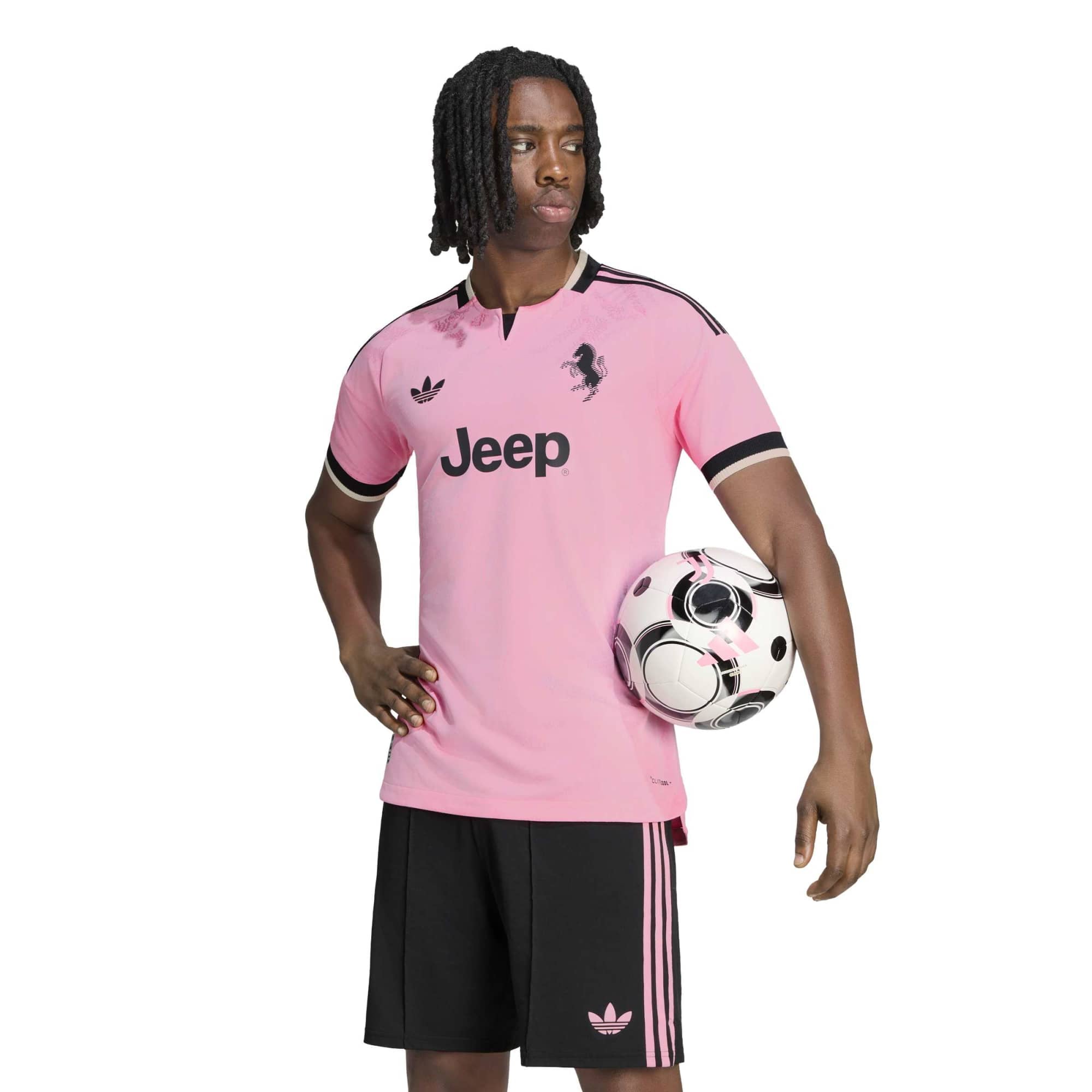 Men's adidas Pink Juventus 2026/27 Away On-Field Authentic Jersey