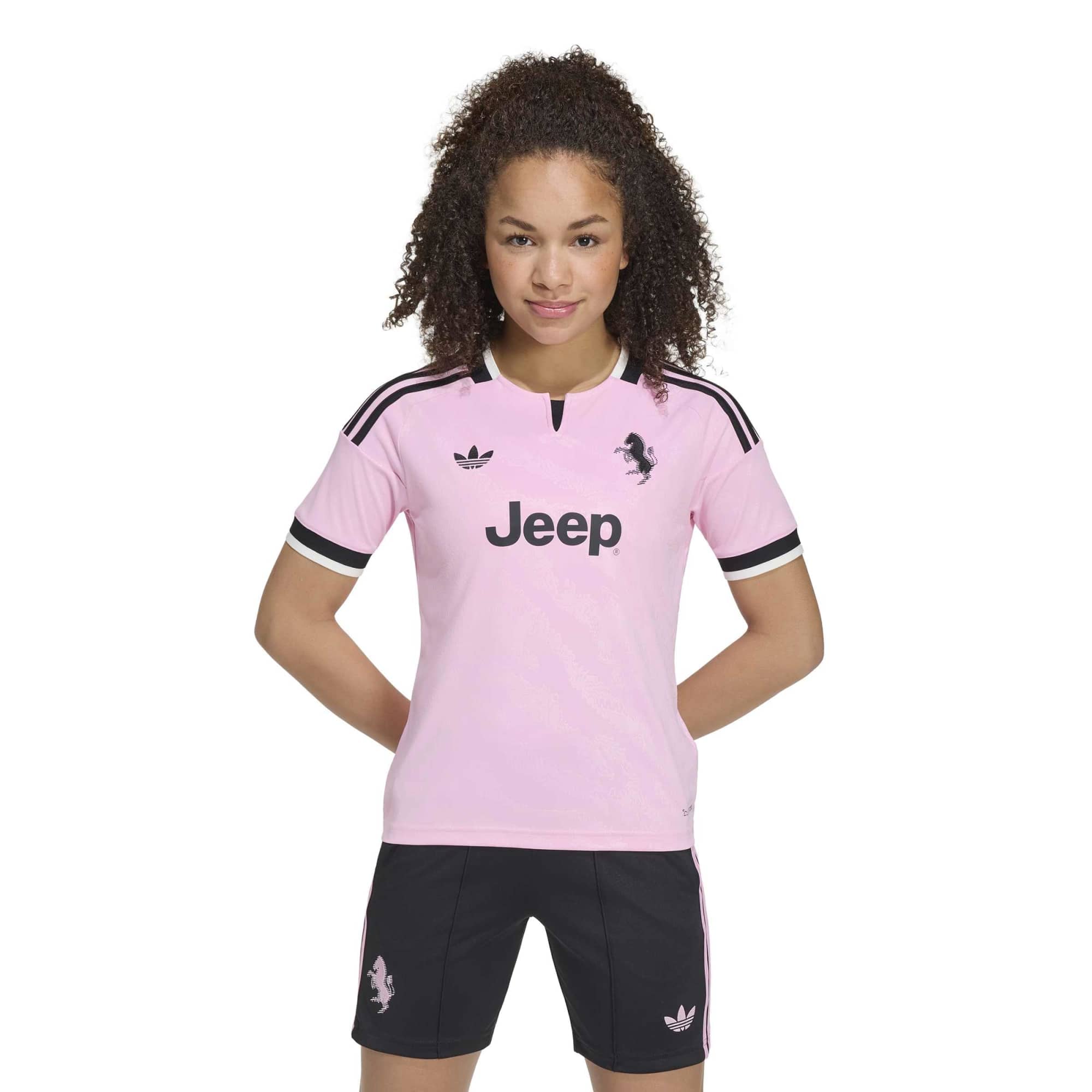 Youth adidas Pink Juventus 2026/27 Away Replica Jersey