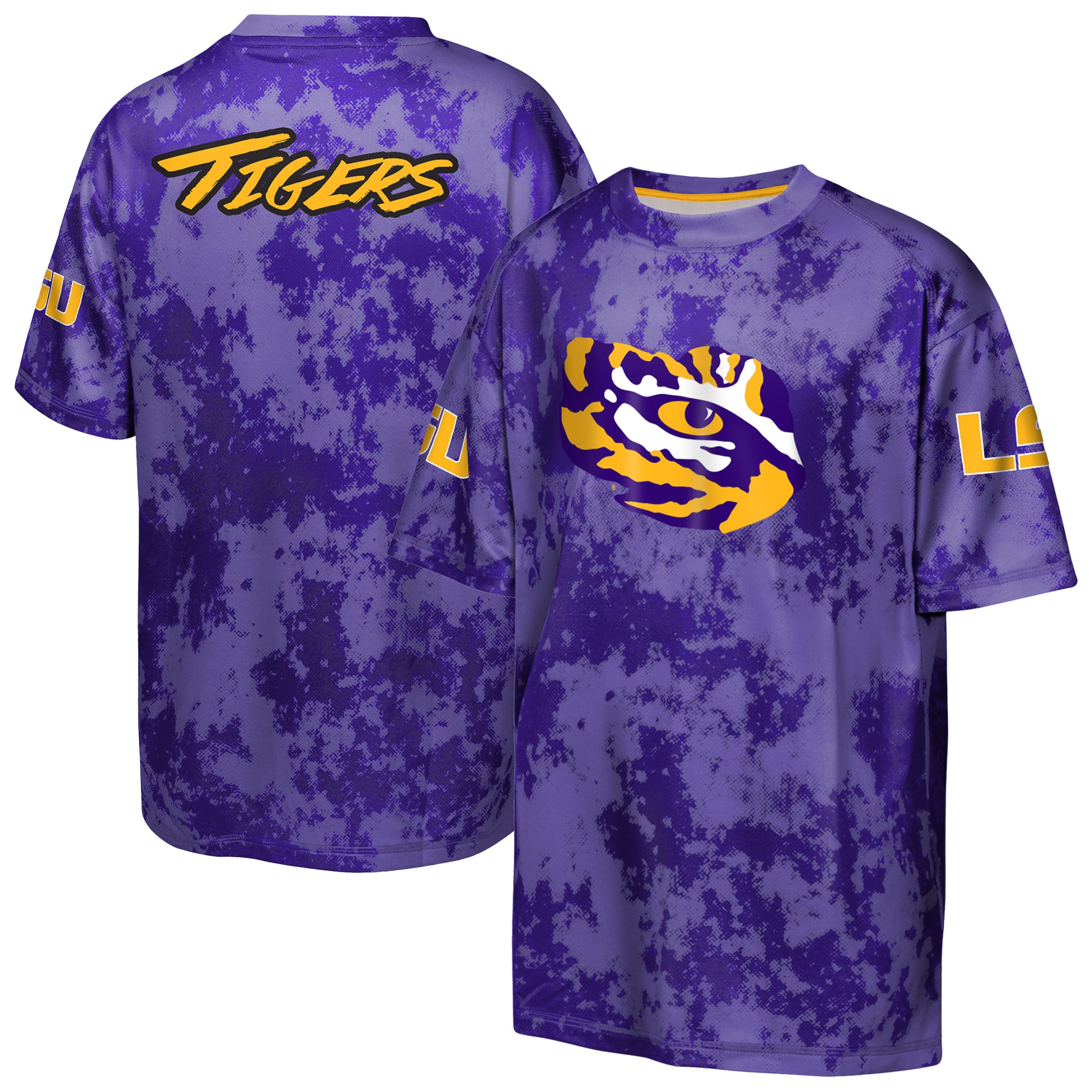 Youth Outerstuff  Purple LSU Tigers Off-Side Sublimated T-Shirt