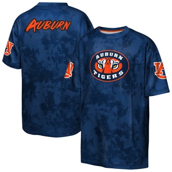 Youth Outerstuff  Navy Auburn Tigers Off-Side Sublimated T-Shirt