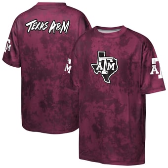 Youth Outerstuff  Maroon Texas A&M Aggies Off-Side Sublimated T-Shirt
