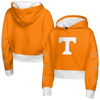 Girls Youth Outerstuff Tennessee Orange Tennessee Volunteers Fair Catch Poly Fleece Hoodie