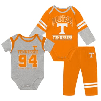 Infant Outerstuff Tennessee Volunteers Double Up Three-Piece Bodysuits & Pants Set