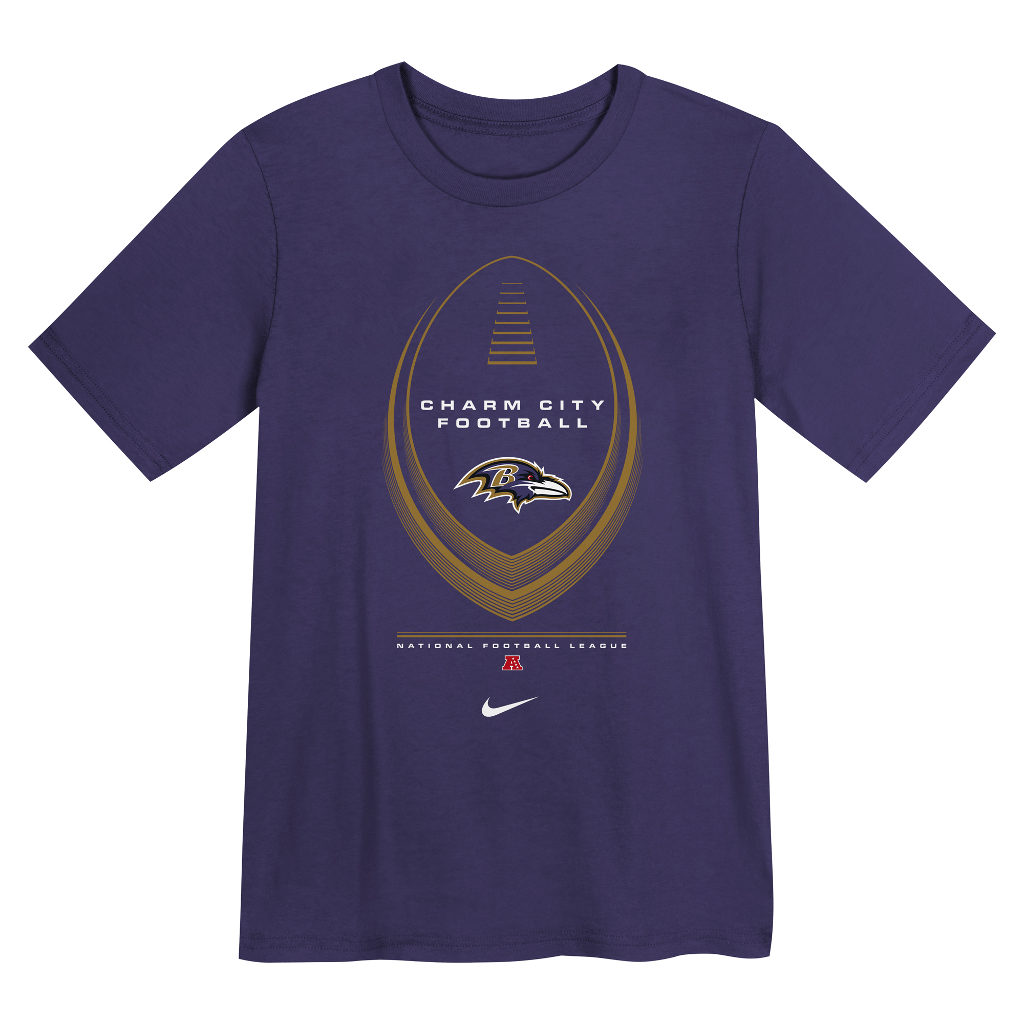 Preschool Nike Purple Baltimore Ravens Legend Icon T-Shirt