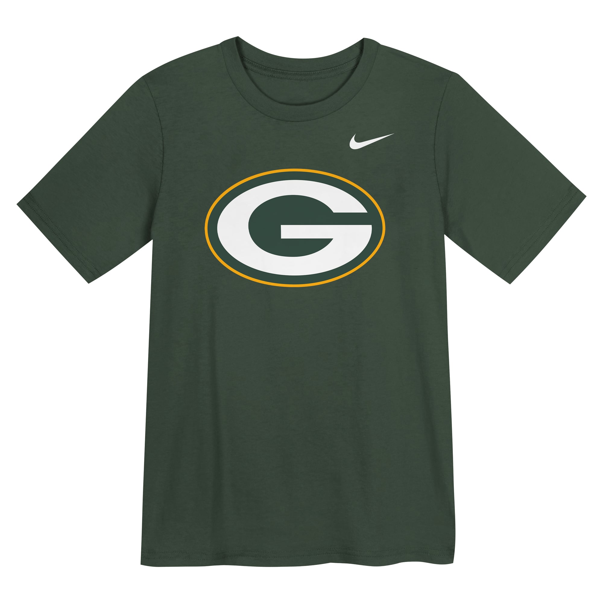 Preschool Nike  Green Green Bay Packers Logo T-Shirt