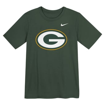 Preschool Nike  Green Green Bay Packers Logo T-Shirt