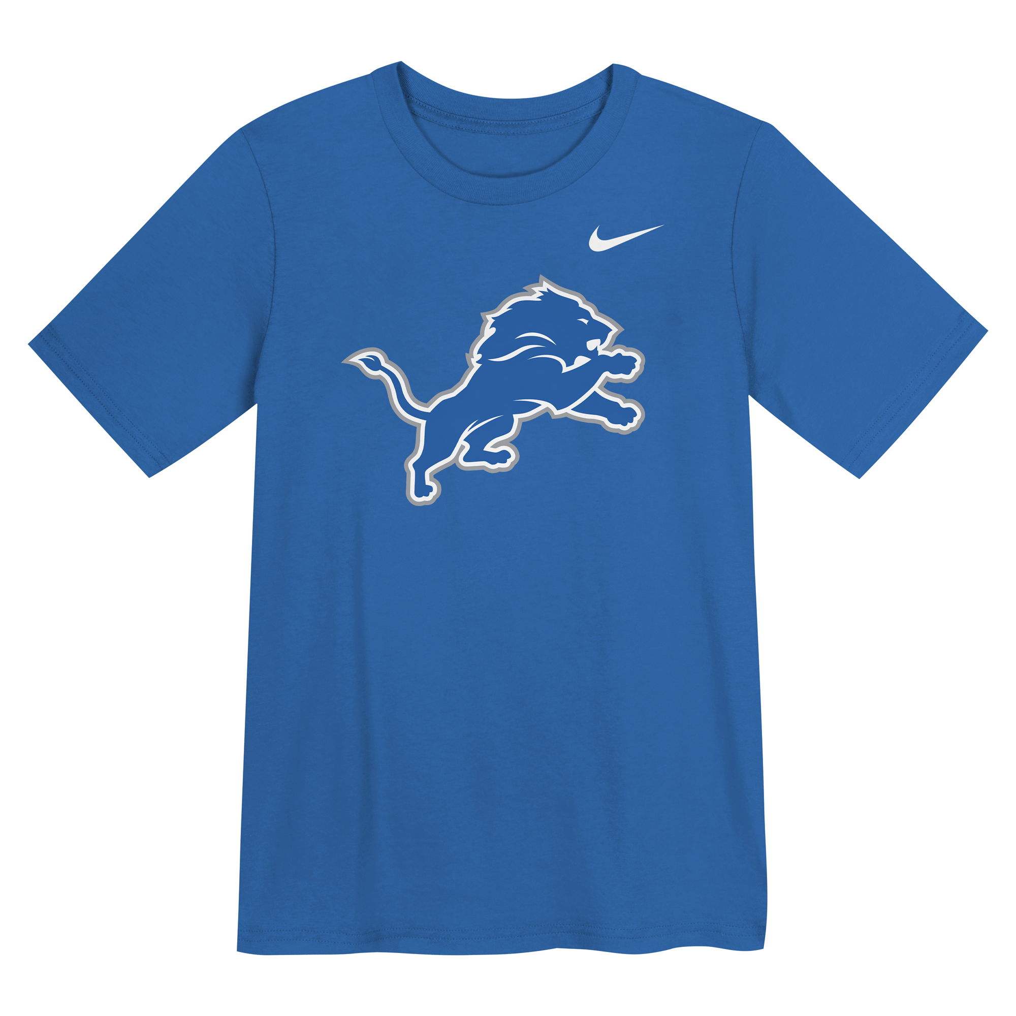 Preschool Nike  Blue Detroit Lions Logo T-Shirt