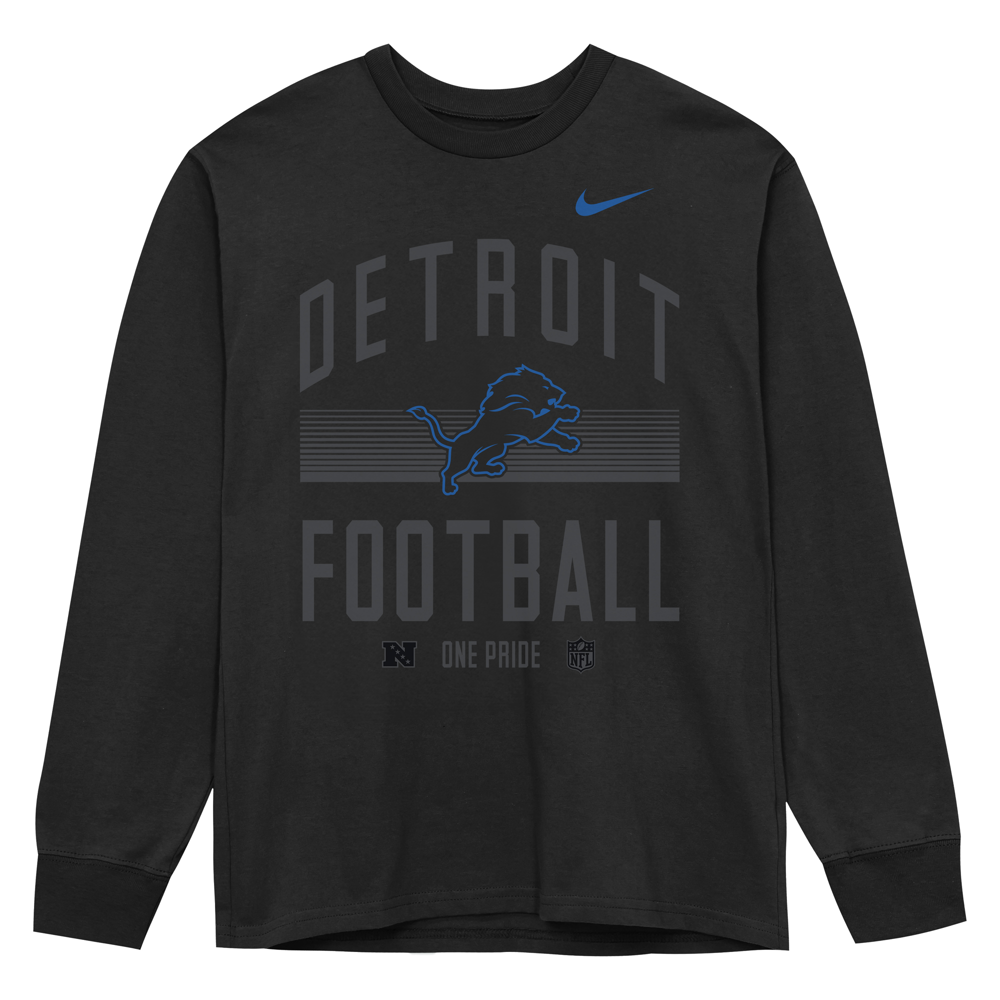 Toddler Nike Black Detroit Lions Essential Long Sleeve T-Shirt