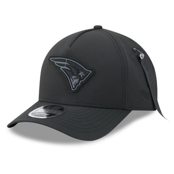 Men's New Era x Alpha Industries Black New England Patriots A-Frame 9FORTY Adjustable Hat