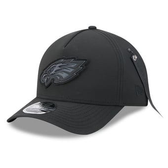 Men's New Era x Alpha Industries Black Philadelphia Eagles A-Frame 9FORTY Adjustable Hat