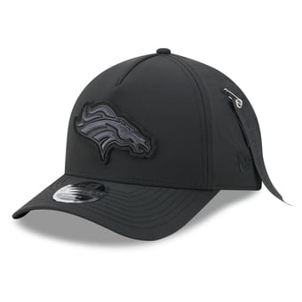 Men's New Era x Alpha Industries Black Denver Broncos A-Frame 9FORTY Adjustable Hat