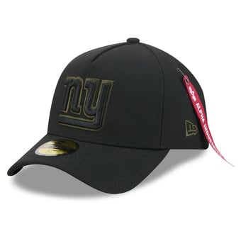 Men's New Era x Alpha Industries Black New York Giants A-Frame 59FORTY Fitted Hat