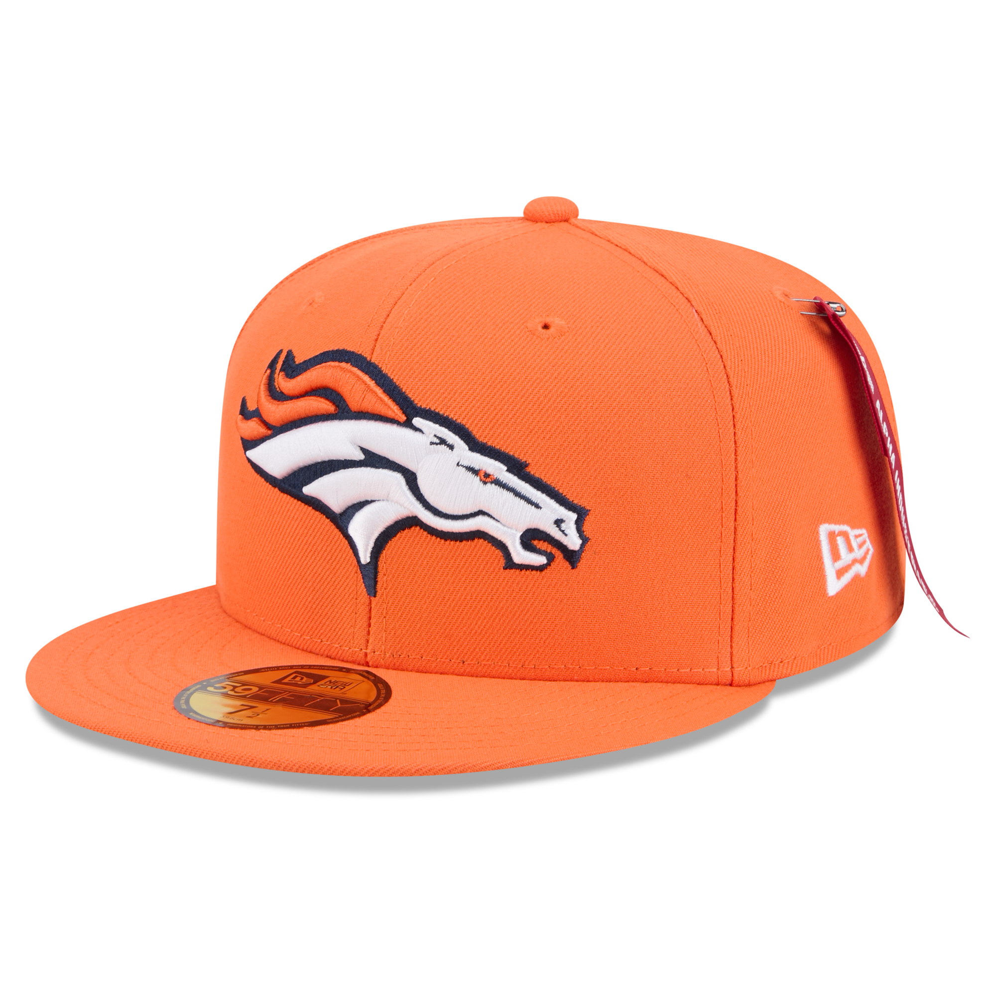 Men's New Era x Alpha Industries Orange Denver Broncos 59FIFTY Fitted Hat