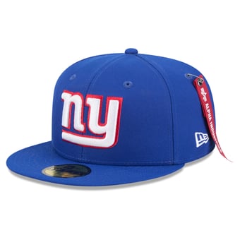 Men's New Era x Alpha Industries Royal New York Giants 59FIFTY Fitted Hat