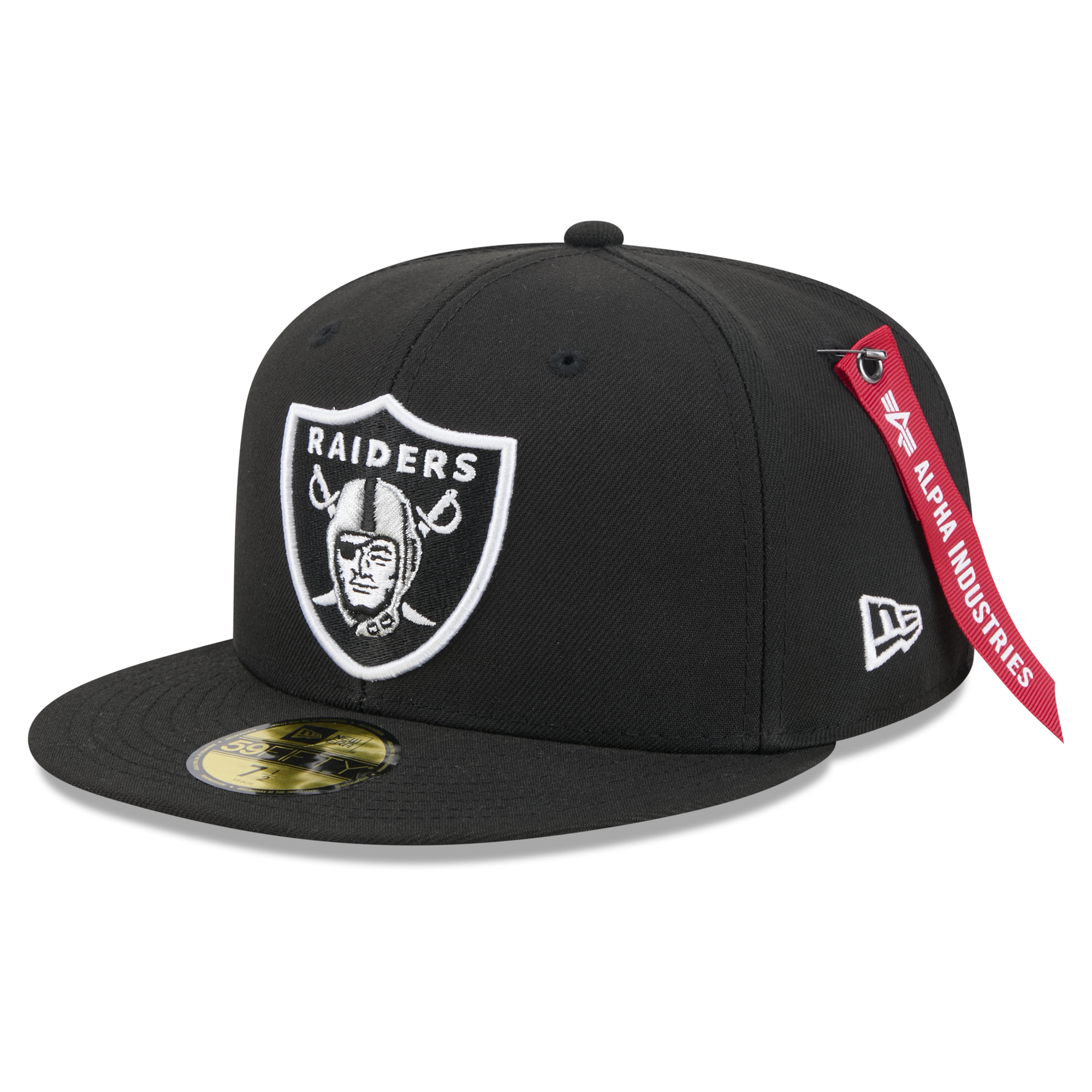 Men's New Era x Alpha Industries Black Las Vegas Raiders 59FIFTY Fitted Hat