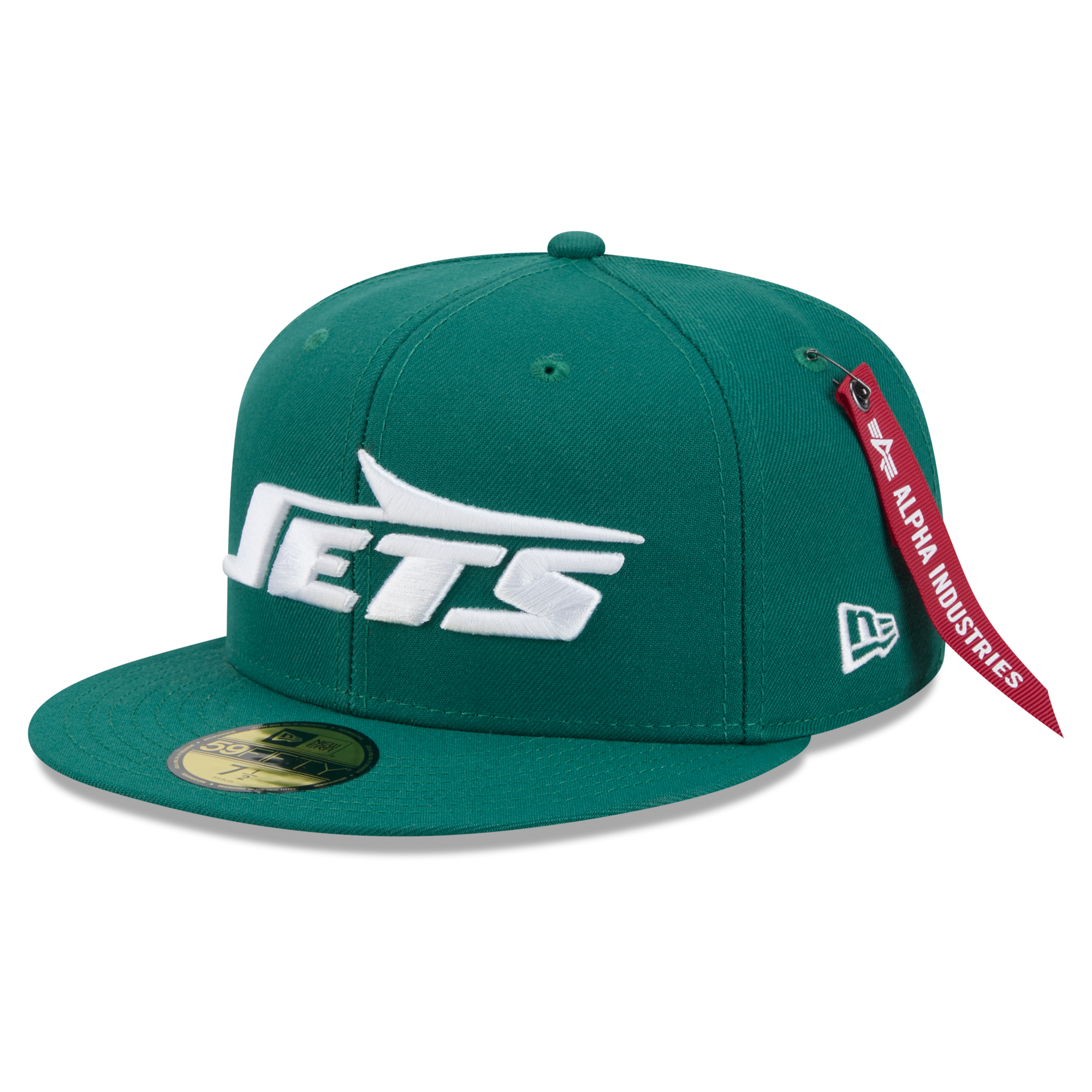 Men's New Era x Alpha Industries Green New York Jets 59FIFTY Fitted Hat