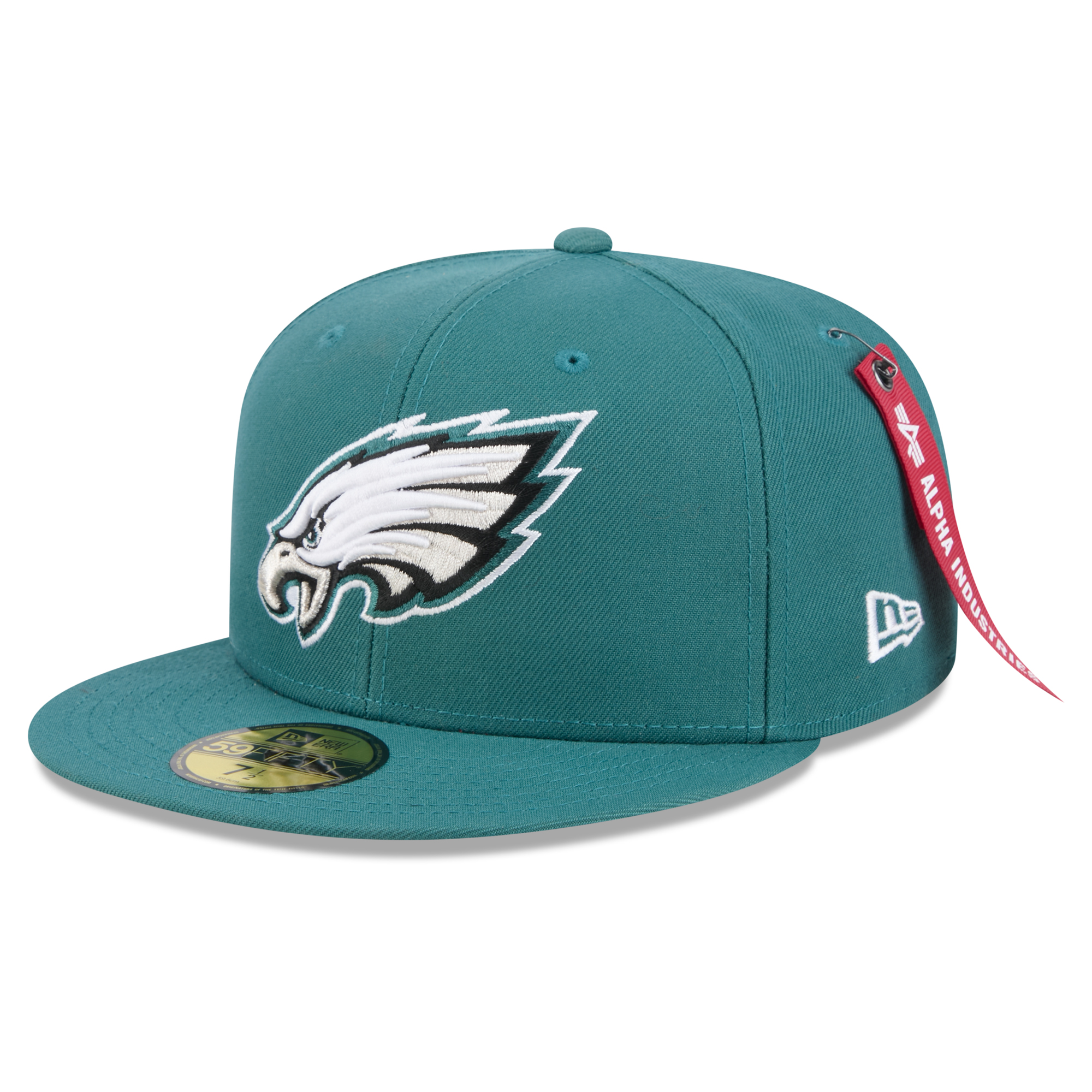 Men's New Era x Alpha Industries Midnight Green Philadelphia Eagles 59FIFTY Fitted Hat