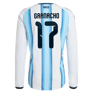 Maillot Domicile Authentic Argentine adidas 26 - Manches longues avec flocage Garnacho 17, vue 4