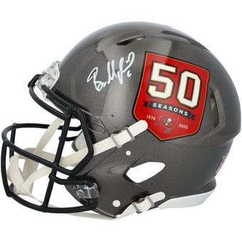 Baker Mayfield Tampa Bay Buccaneers Autographed Riddell 50th Season Speed Authentic Helmet