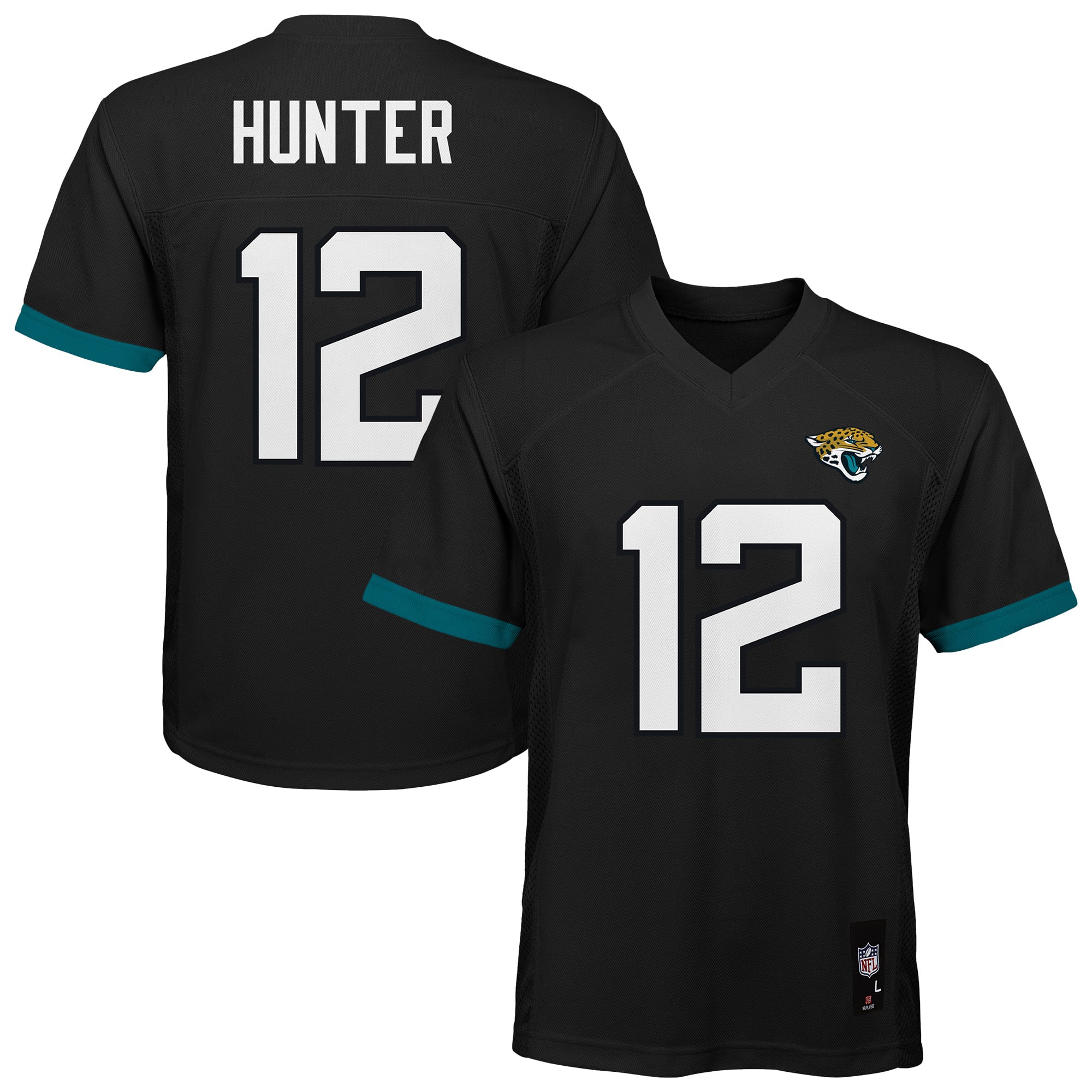 Youth Travis Hunter Black Jacksonville Jaguars Replica Jersey