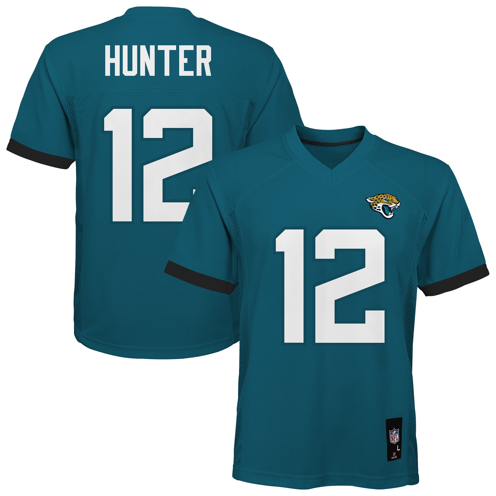 Youth Travis Hunter Black Jacksonville Jaguars Replica Jersey