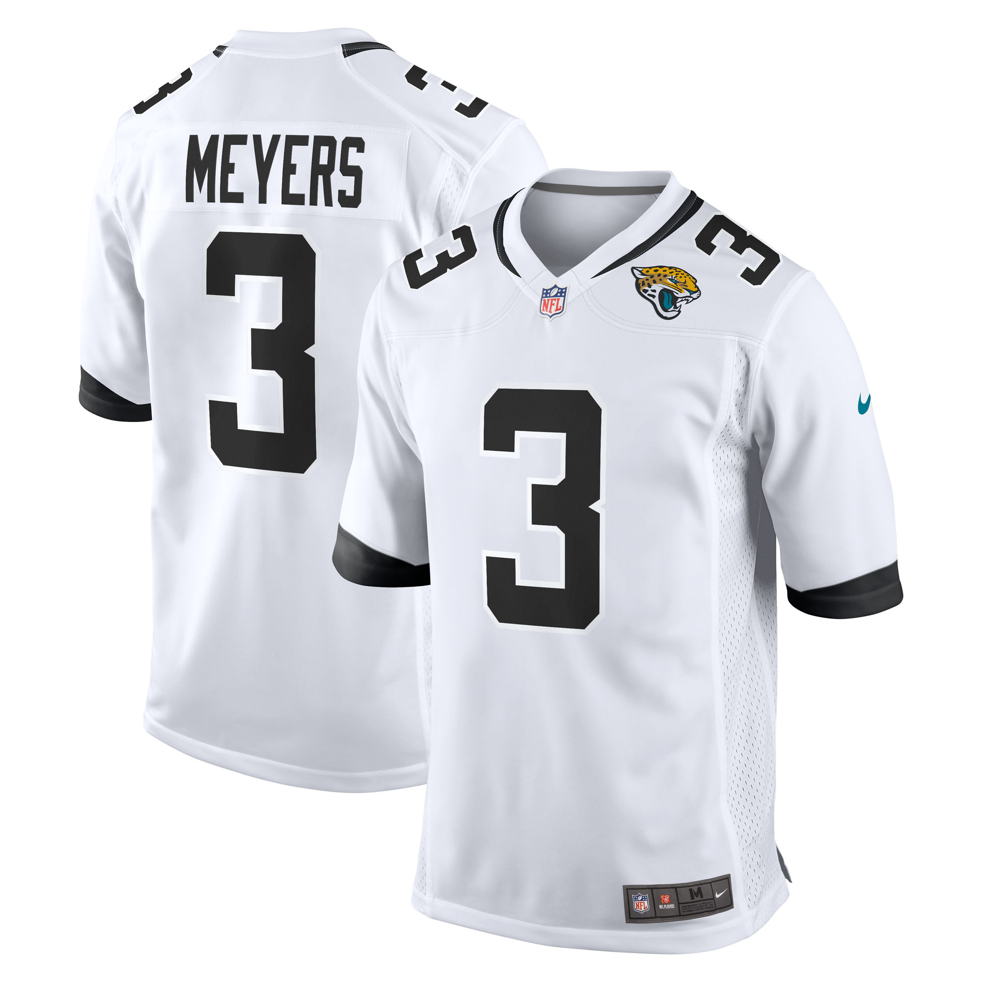 Men's Nike Jakobi Meyers White Jacksonville Jaguars Game Jersey
