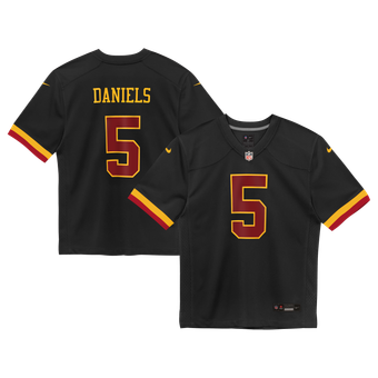 Toddler Nike Jayden Daniels Black Washington Commanders Alternate Game Jersey