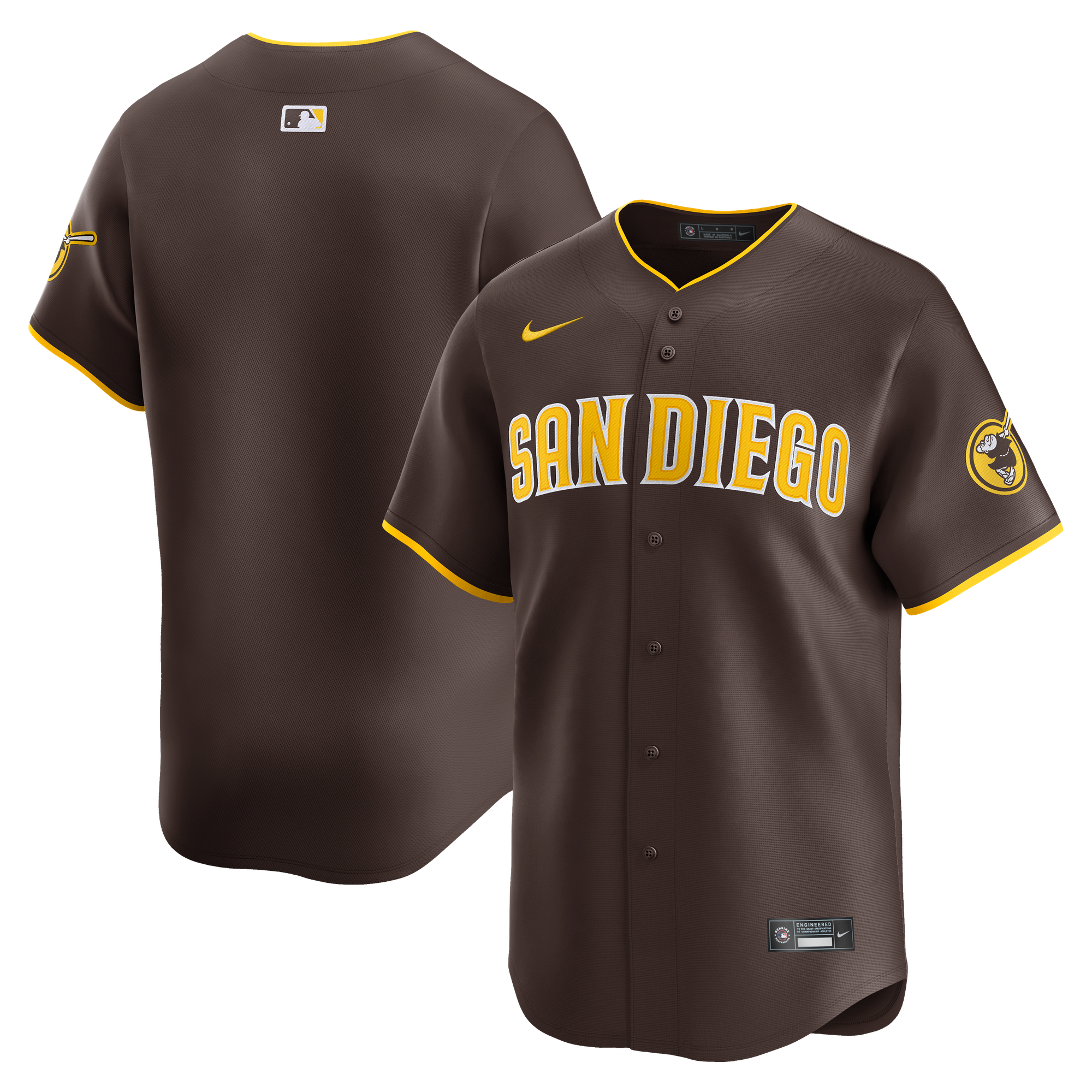 Maglia da trasferta Nike MLB Limited dei San Diego Padres - Uomo