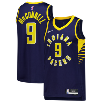 Unisex Nike T.J. McConnell Navy Indiana Pacers Swingman Jersey - Icon Edition