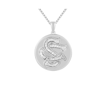 FanDrip Silver South Carolina Gamecocks  Pendant Necklace with 18" Chain
