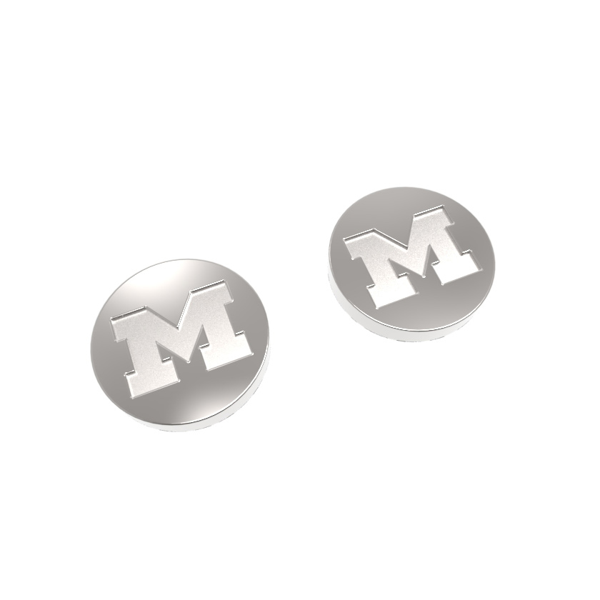 FanDrip Michigan Wolverines Stainless Steel Stud Earring