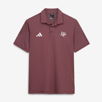 Men's adidas Maroon Texas A&M Aggies Ultimate 365 Stripe Polo