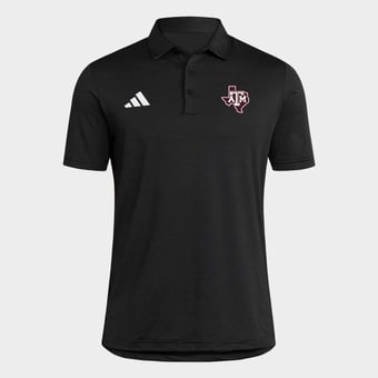 Men's adidas Black Texas A&M Aggies Ultimate 365 Stripe Polo