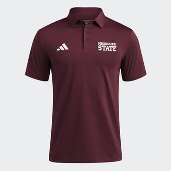 Men's adidas Maroon Mississippi State Bulldogs Ultimate 365 Solid Polo