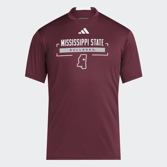 Men's adidas Maroon Mississippi State Bulldogs D4T Tri-Blend T-Shirt